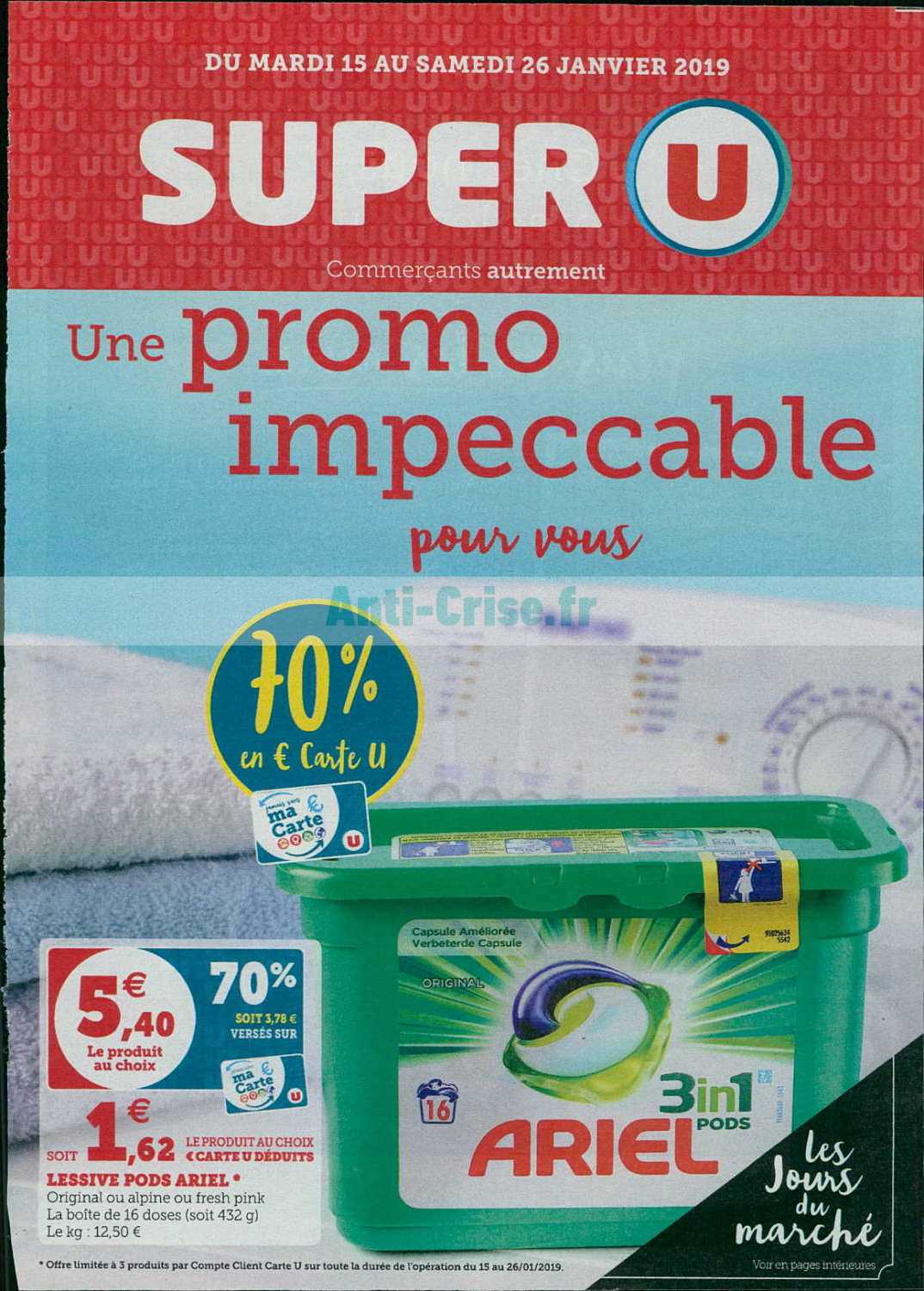 Catalogue Super U Du 15 Au 26 Janvier 2019 Catalogues Promos And Bons Plans Economisez Anti 